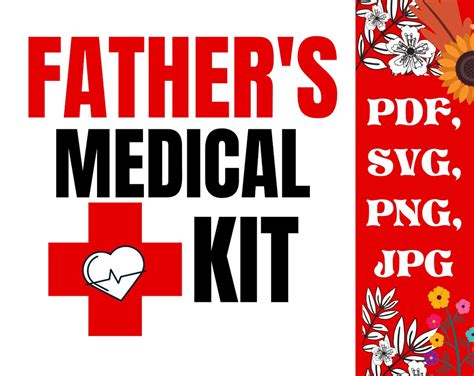 First Aid Kit Svg Cut Files Silhouette Cricut Emergency Kit Medicine