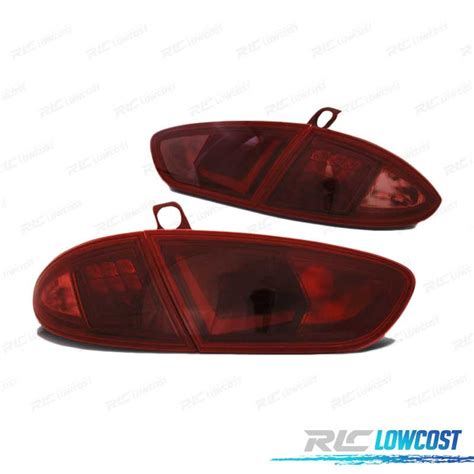 Farolins Traseiros Para Seat Leon P Light Bar Vermelh