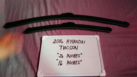 🚗 🚕 2016 Hyundai Tucson Wiper Blade Replacement Size 🔴 Youtube