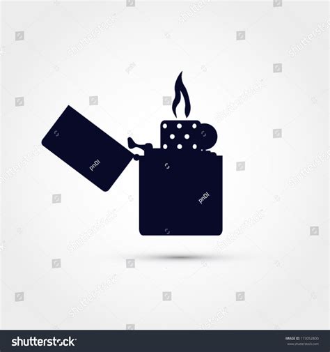 Zippo Lighter Vector Stock Vector Royalty Free 173052800 Shutterstock