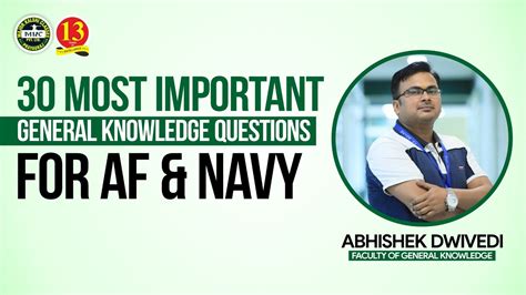 30 Most Important General Knowledge Questions For Air Force X And Y And