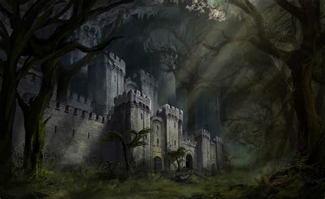 Forest Castle Art