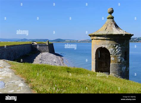 Sentry Box Within Fort George On Moray Coast Highland Scotland Stock