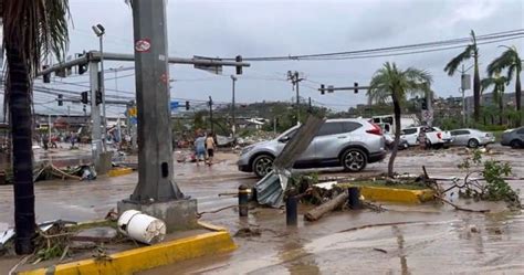 Vídeo passagem do furacão Otis por Acapulco deixa cidade devastada