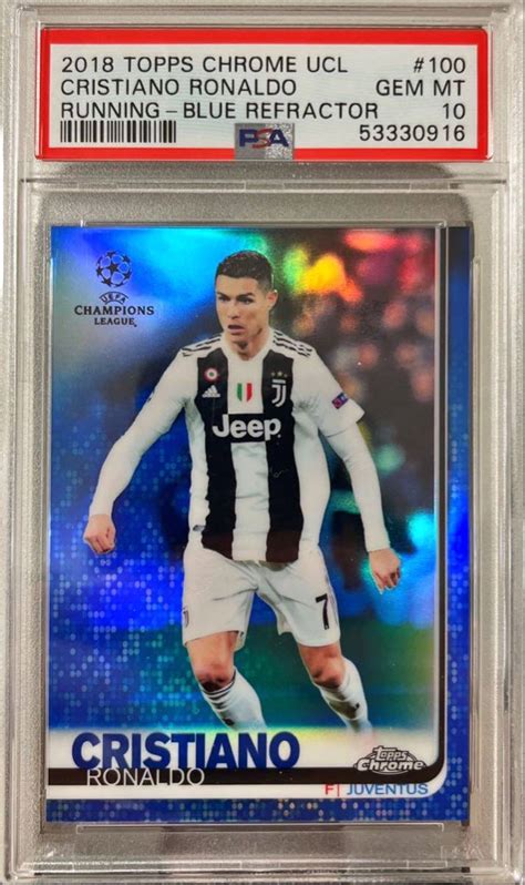 Yahoo Psa Topps Chrome Ucl Cristiano Rona