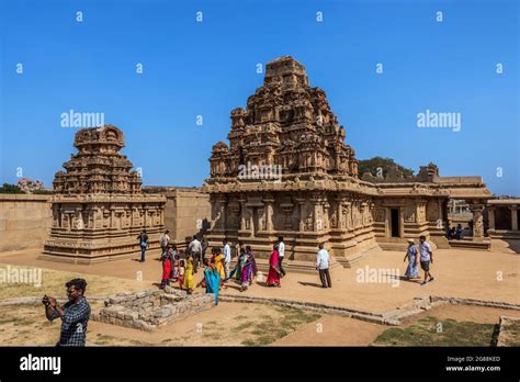 Hampi Karnataka India January 15 2020 Ancient Hazara Rama Temple