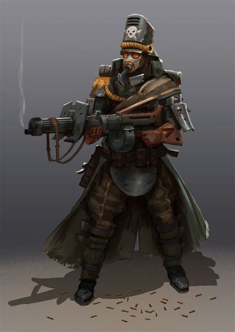 Artstation Soldiers Alexander Trufanov Dieselpunk Concept Art