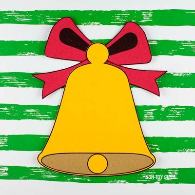 Easy Christmas Bell Craft For Kids - Non-Toy Gifts