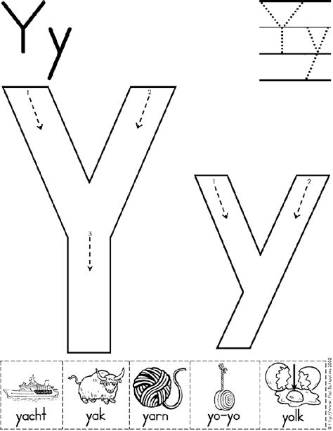 Printable Letter Y Craft