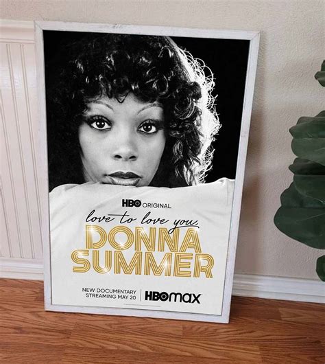 Donna Summer Hbo Documentary Love To Love You Poster Etsy