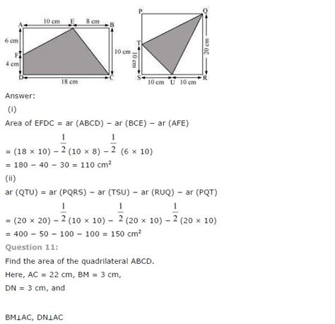 Ncert Solutions For Class 7 Maths Chapter 11 Perimeter And Area