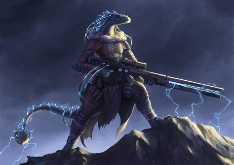 ArtStation - Lizard Storm Sniper