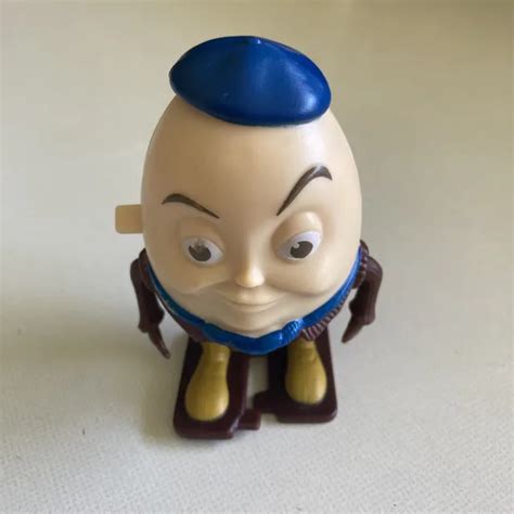 Humpty Dumpty Wind Up Walking Figure 2011 Mcdonalds Toy Plastic Puss