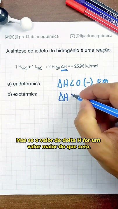 ReaÇÃo QuÍmica EndotÉrmica Youtube