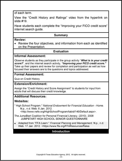 Improving Your Fico Credit Score Worksheet Answers — Db