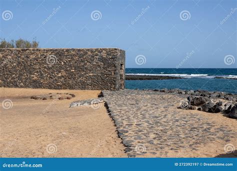 Hornos De Cal De La Guirra Lime Kilns On The Coast Of Fuerteventura