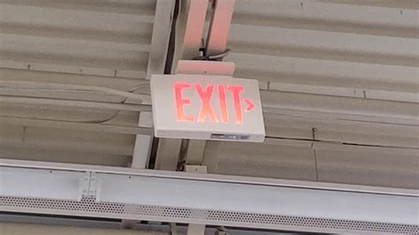 Exit Sign And Emergency Lights At Walmart Youtube