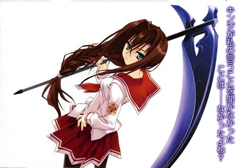 Anime Girl Holding Scythe At Viinellieblog Blog