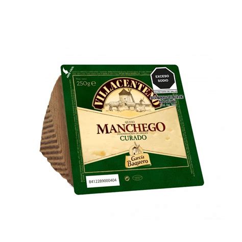 Queso manchego García Baquero denominación de origen curado 250 g Walmart