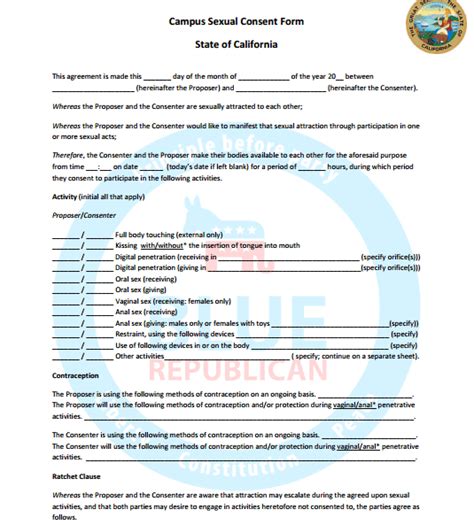 Sexual Consent Forms Find Word Templates