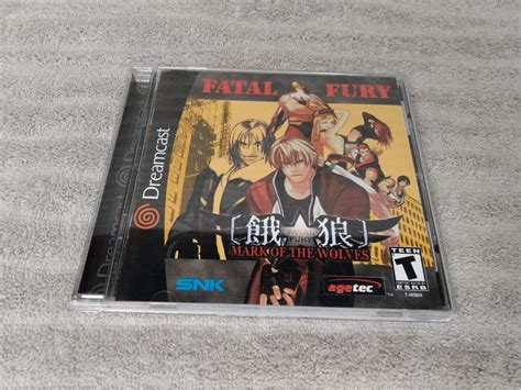 Fatal Fury Mark Of The Wolves Sega Dreamcast Cib Complete W