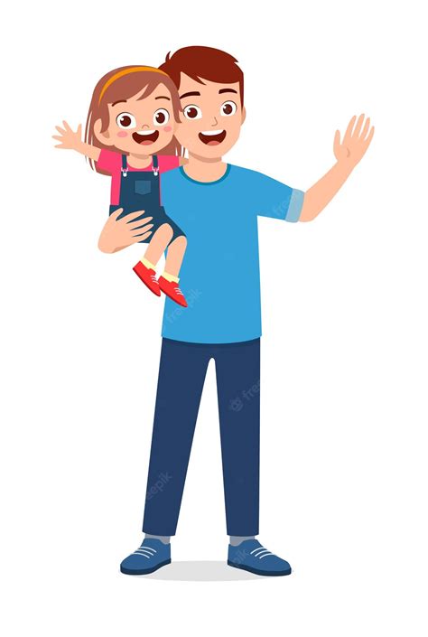 Father And Daughter Clipart