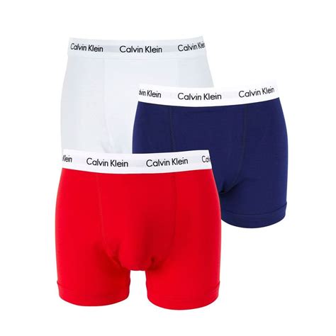 CALVIN KLEIN Calvin Klein U2662G - Boxers x3 - Men's - blue/white/red - Private Sport Shop