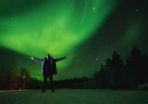 Da Rovaniemi Caccia All Aurora Boreale In Lapponia Con Barbecue