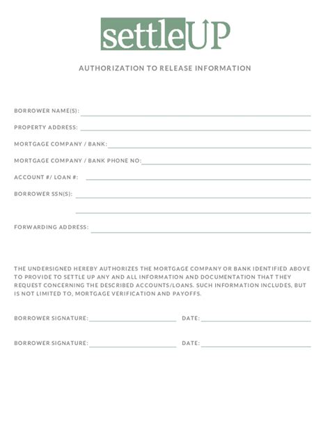 Fillable Online Borrower S Authorization Fill Out And Sign Printable