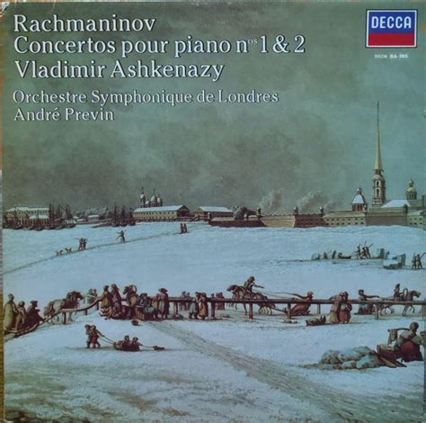 Album The Piano Concertos De Sergei Vasilyevich Rachmaninoff Vladimir