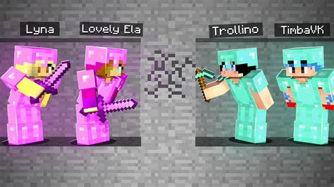 MINECRAFT RETO CHICAS VS CHICOS QUIEN ES MÁS PRO EN MINECRAFT