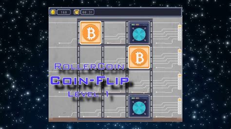 Playing RollerCoin Coin Flip Game Level1 Pass1 YouTube