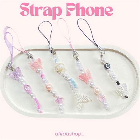 Jual Strap Phone Aesthetic Gantungan Hp Phone Charm Phone Strap Lucu