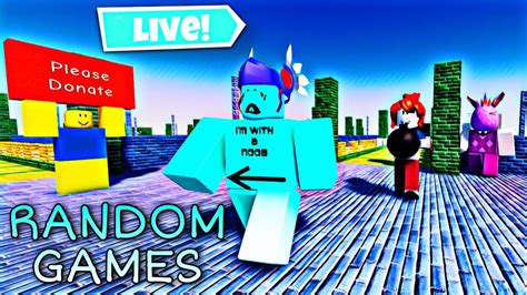 Roblox Playing Random Games With Viewers Live YouTube