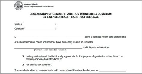 State Gender Marker Correction Forms Now Available Equality Illinois