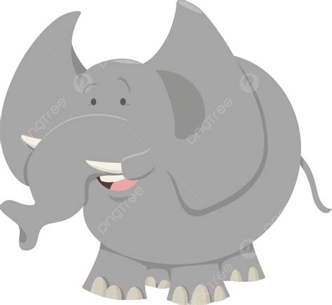 Elefante Dibujos Animados Animales Vector Imágenes Prediseñadas