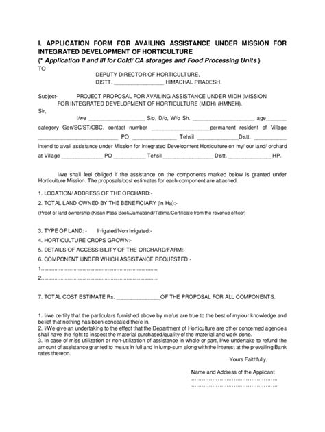 Fillable Online Himachalforms Nic G C Forms For Citizens Himachal