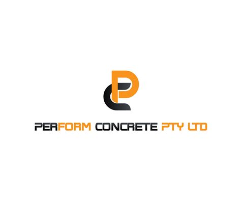 Concrete Logo Design For Perform Concrete Pty Ltd By Unicgraphs