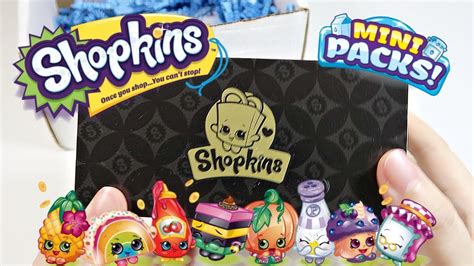 Unboxing Shopkins Mini Packs Surprises Youtube