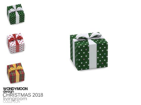 Wondymoon S Christmas 2018 Gift II Christmas Gifts Sims 4