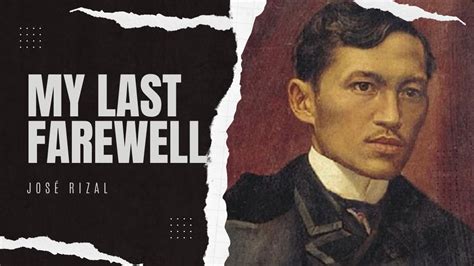 My Last Farewell Jose Rizal Stephanie Kay YouTube