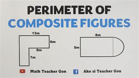 How To Calculate The Perimeter Of Composite Figures By MathTeacherGon