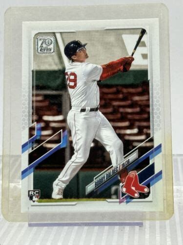 BOBBY DALBEC 2 2021 TOPPS SERIES ONE 70TH ROOKIE RED SOX RC Q1460 EBay