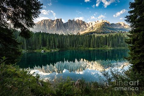 Framed Lake Photograph By Mirko Chianucci Fine Art America