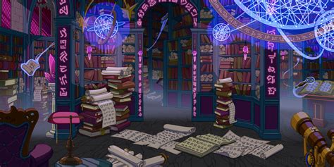 Artstation Mysterious Magic Library