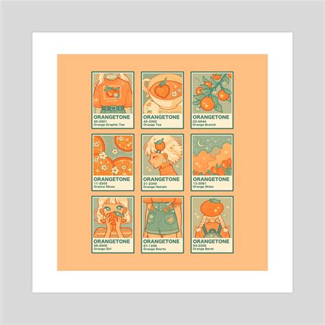 Orangetone An Art Print By Fresh Bobatae INPRNT