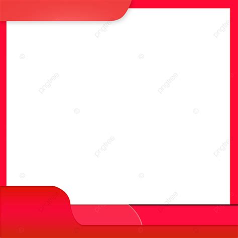 Main Picture Background With Red Border Red Frame Simple Background