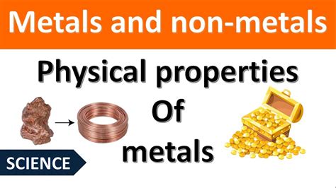 Physical Properties Of Metals Metals And Non Metals Science Youtube