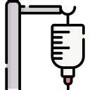 Intravenous Saline Drip Special Lineal Icon