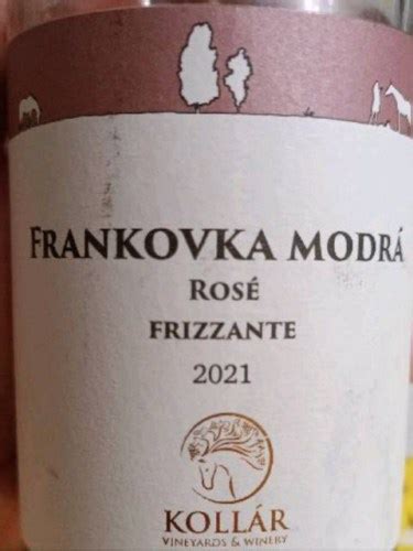 Koll R Vineyards Winery Frankovka Modr Ros Frizzante Vivino Us